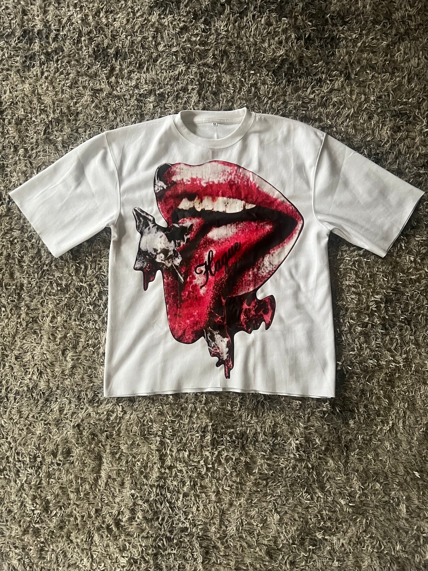 Tongue Love boxy cropped tee